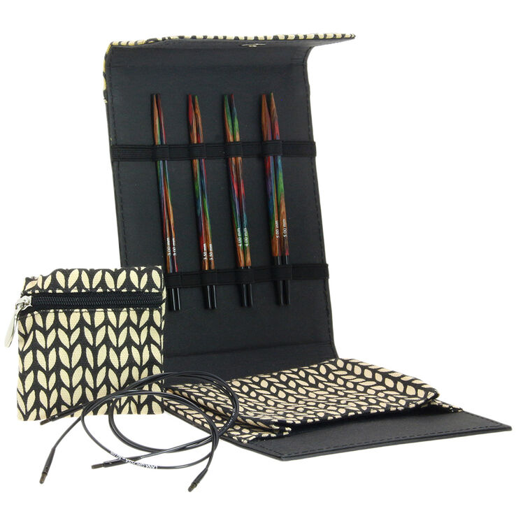 Lana Grossa Set d'aiguille design en bois Multicolor petit (noir)