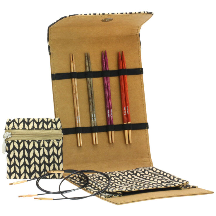 Lana Grossa Set d'aiguille design en bois Signal petit (brun)