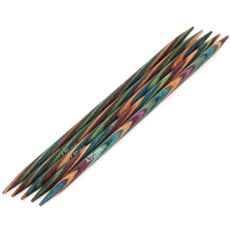 Lana Grossa Jeu d'aiguilles design en bois Color N° 4/15cm