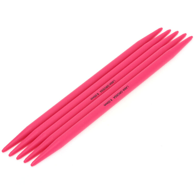 Lana Grossa Jeu d'aiguilles plastique N° 8/20cm