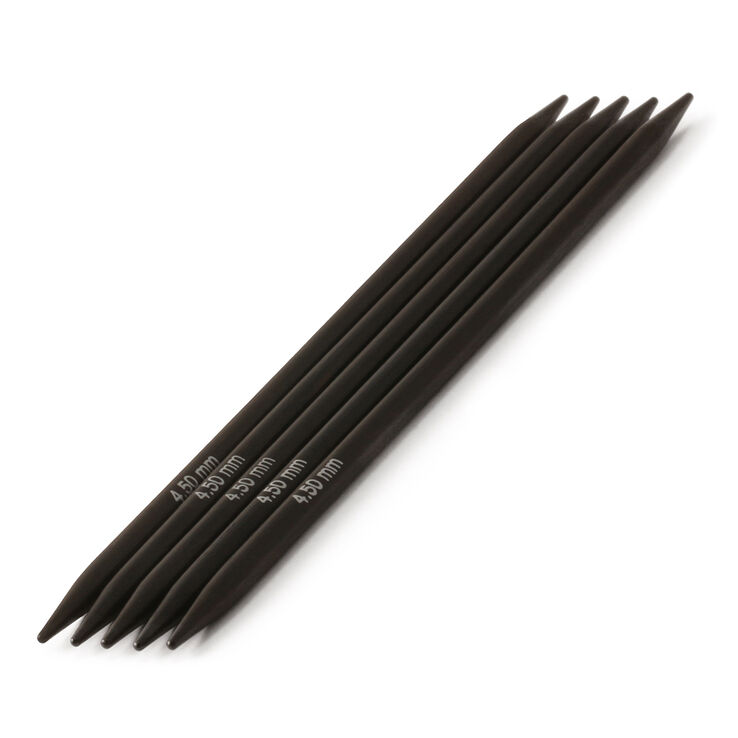 Lana Grossa Jeu d'aiguilles Nera Ébène N° 4,5/15cm