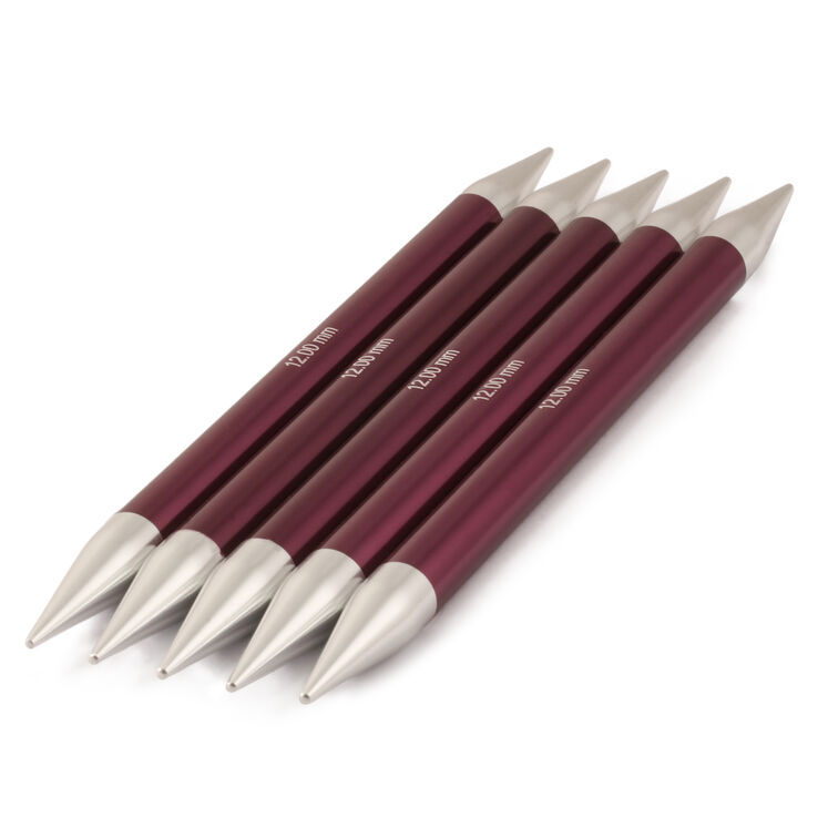 Lana Grossa Jeu d'aiguilles aluminium Rainbow N° 12,0/20cm
