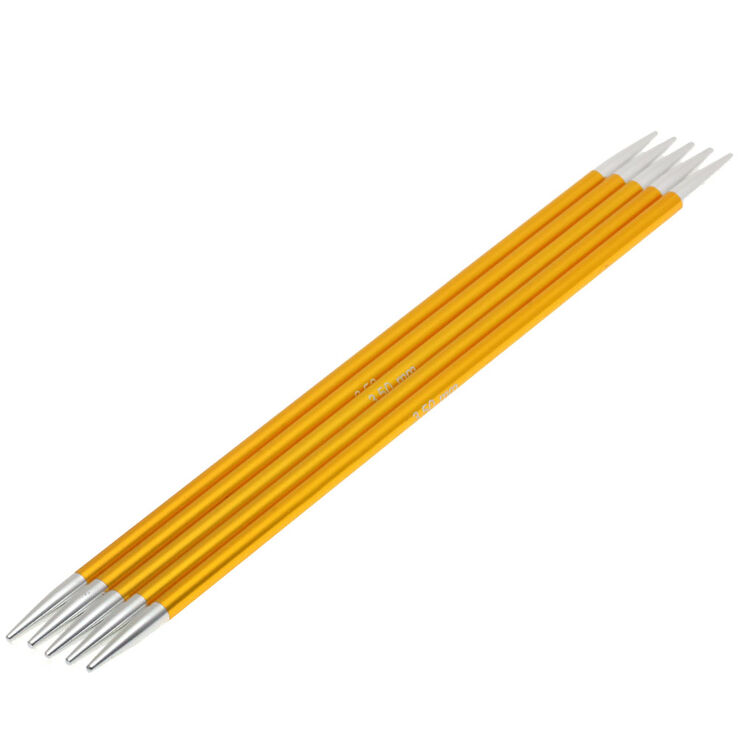 Lana Grossa Jeu d'aiguilles aluminium Rainbow N° 3,5/15cm
