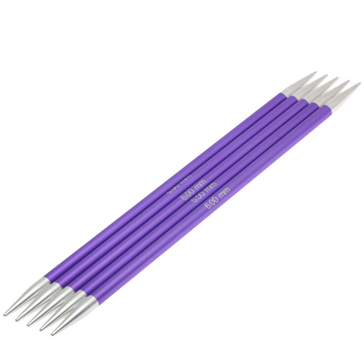 Lana Grossa Jeu d'aiguilles aluminium Rainbow N° 6,0/20cm