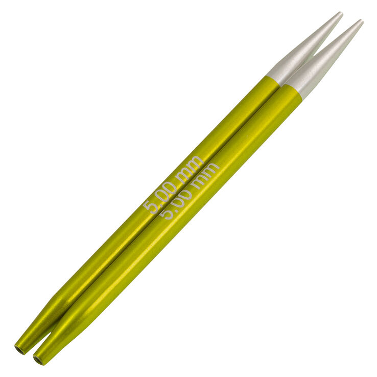 Lana Grossa Aiguilles interchangeables Aluminium Rainbow Vario N° 5 courtes