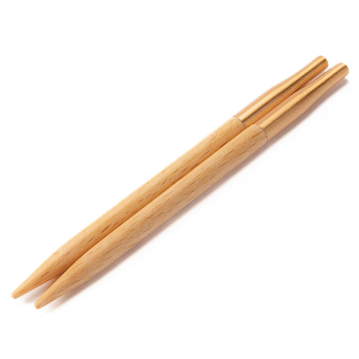 Lana Grossa Pointes d'aiguilles courtes, hêtre, N° 4,5