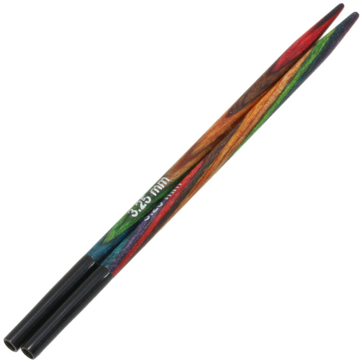 Lana Grossa Aiguilles interchangeables Vario design en bois Multicolor N° 3,25 court