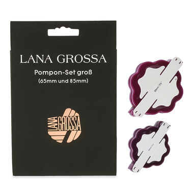 Lana Grossa Set à pompon grand
