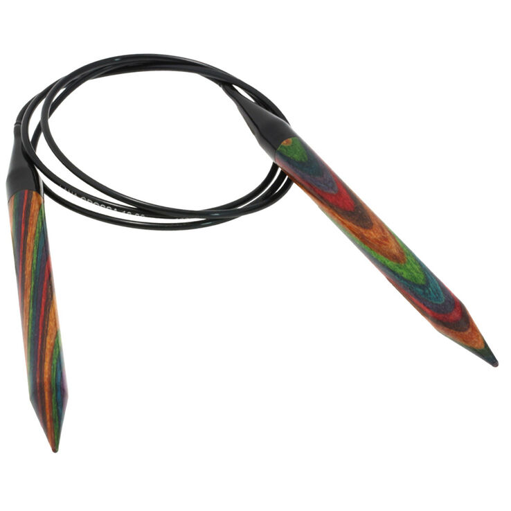 Lana Grossa Aiguille circulaire design en bois Multicolor N° 10,0/100cm