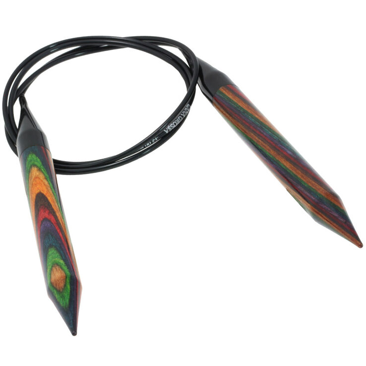Lana Grossa Aiguille circulaire design en bois Multicolor N° 12,0/100cm