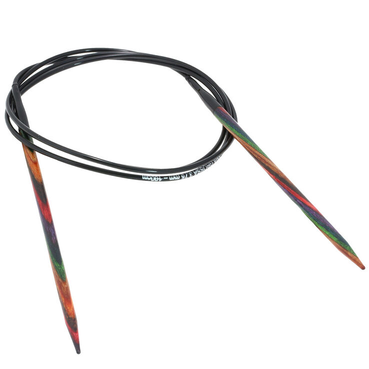 Lana Grossa Aiguille circulaire design en bois Multicolor N° 3,75/100cm
