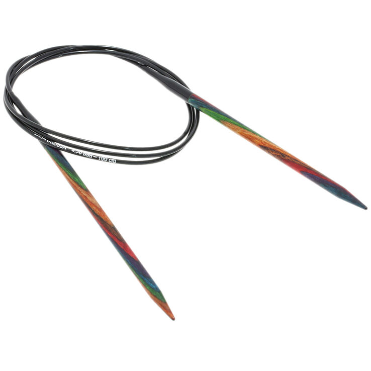 Lana Grossa Aiguille circulaire design en bois Multicolor N° 5,5/100cm