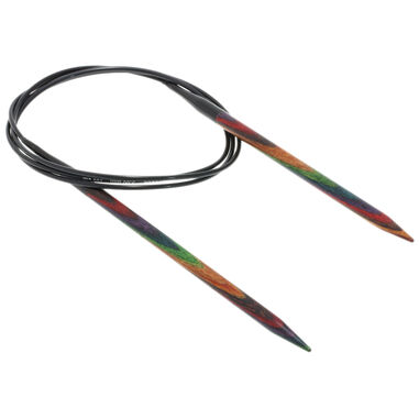 Lana Grossa Aiguille circulaire design en bois Multicolor N° 5,0/100cm