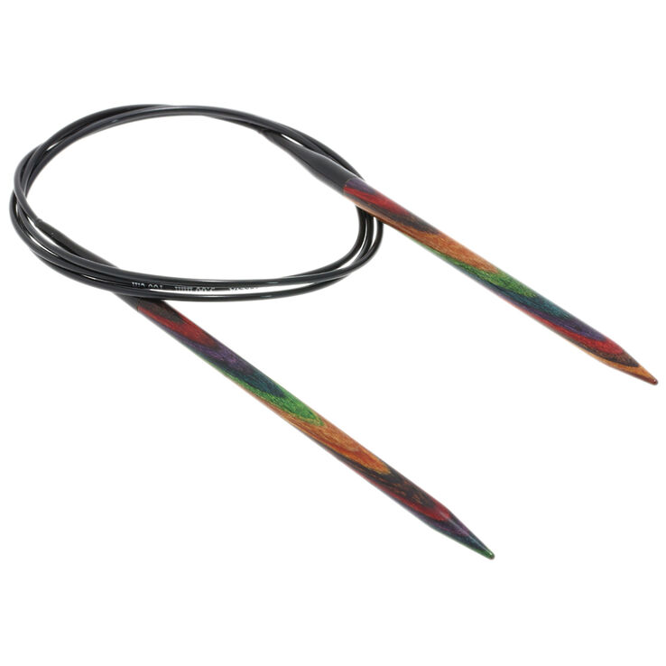 Lana Grossa Aiguille circulaire design en bois Multicolor N° 5,0/100cm