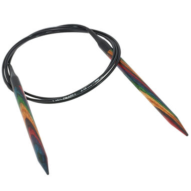 Lana Grossa Aiguille circulaire design en bois Multicolor N° 6,0/100cm