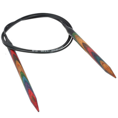 Lana Grossa Aiguille circulaire design en bois Multicolor N° 6,5/100cm