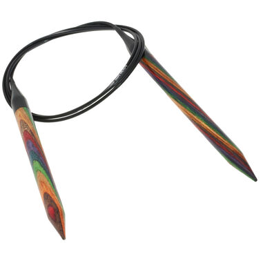 Lana Grossa Aiguille circulaire design en bois Multicolor N° 8,0/100cm
