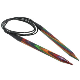 Lana Grossa Aiguille circulaire design en bois Multicolor N° 10,0/120cm
