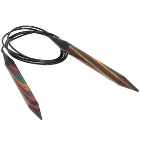 Lana Grossa Aiguille circulaire design en bois Multicolor N° 12,0/120cm