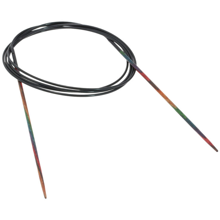 Lana Grossa Aiguille circulaire design en bois Multicolor N° 2,0/120cm