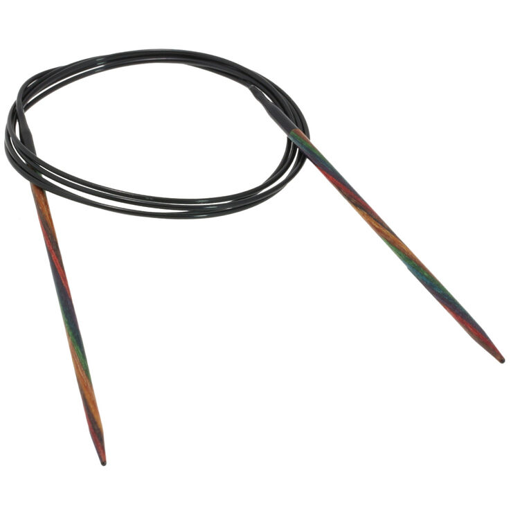Lana Grossa Aiguille circulaire design en bois Multicolor N° 3,0/120cm