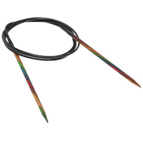 Lana Grossa Aiguille circulaire design en bois Multicolor N° 3,5/120cm
