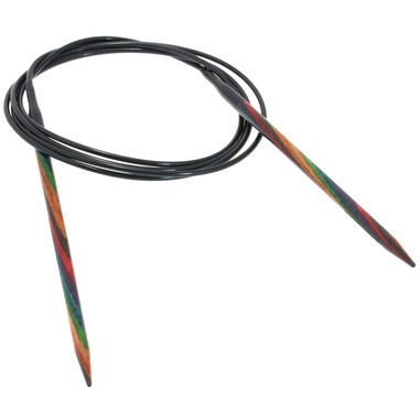 Lana Grossa Aiguille circulaire design en bois Multicolor N° 4,5/120cm