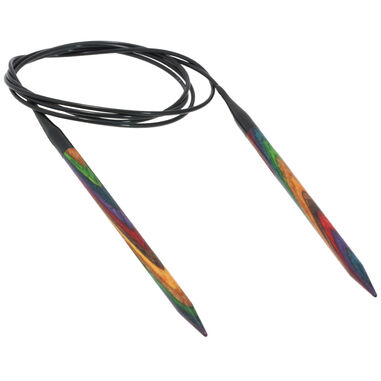 Lana Grossa Aiguille circulaire design en bois Multicolor N° 6,0/120cm