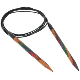 Lana Grossa Aiguille circulaire design en bois Multicolor N° 6,5/120cm