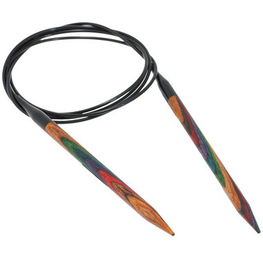 Lana Grossa Aiguille circulaire design en bois Multicolor N° 6,5/120cm