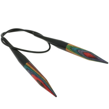 Lana Grossa Aiguille circulaire design en bois Multicolor N° 10,0/40cm