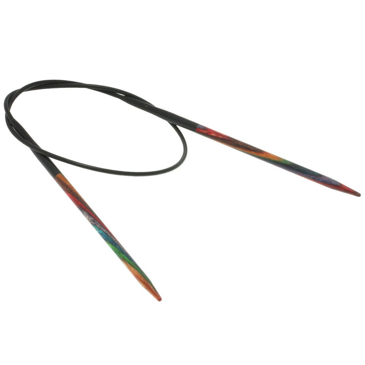 Lana Grossa Aiguille circulaire design en bois Multicolor N° 3,0/40cm