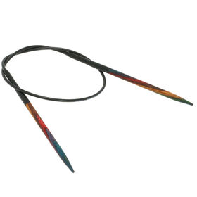 Lana Grossa Aiguille circulaire design en bois Multicolor N° 4,0/40cm