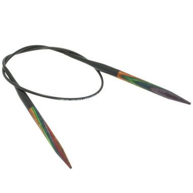 Lana Grossa Aiguille circulaire design en bois Multicolor N° 5,0/40cm
