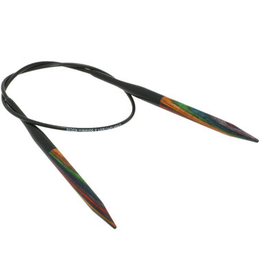 Lana Grossa Aiguille circulaire design en bois Multicolor N° 5,5/40cm