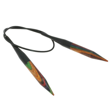 Lana Grossa Aiguille circulaire design en bois Multicolor N° 8,0/40cm