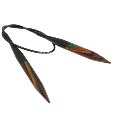 Lana Grossa Aiguille circulaire design en bois Multicolor N° 9,0/40cm