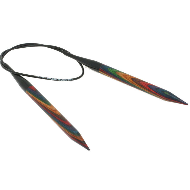 Lana Grossa Aiguille circulaire design en bois Color N°10/60cm