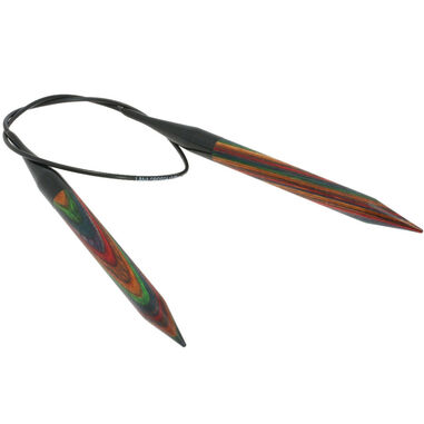 Lana Grossa Aiguille circulaire design en bois Multicolor N° 12,0/60cm