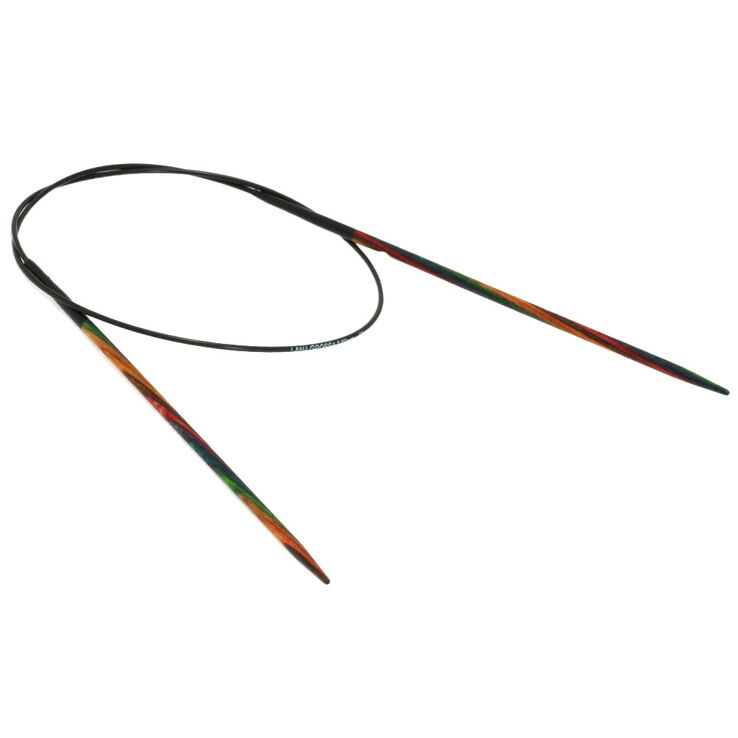 Lana Grossa Aiguille circulaire design en bois Multicolor N° 3,0/60cm