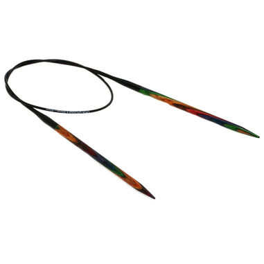 Lana Grossa Aiguille circulaire design en bois Multicolor N° 5,0/60cm