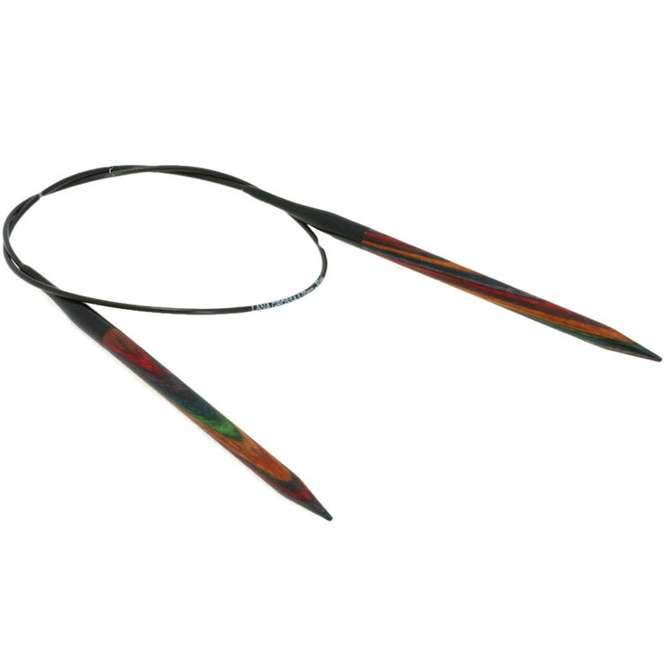 Lana Grossa Aiguille circulaire design en bois Color N° 6/60cm