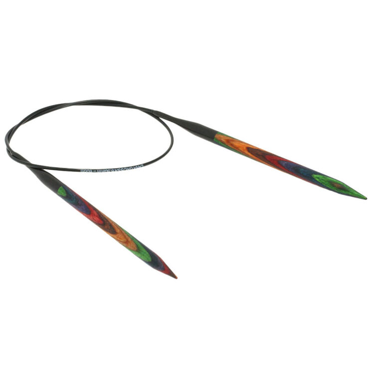 Lana Grossa Aiguille circulaire design en bois Color N° 6,5/60cm