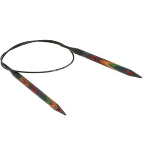 Lana Grossa Aiguille circulaire design en bois Multicolor N° 7,0/60cm
