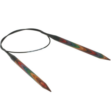 Lana Grossa Aiguille circulaire design en bois Multicolor N° 8,0/60cm