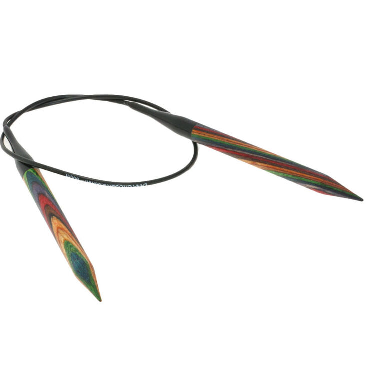 Lana Grossa Aiguille circulaire design en bois Multicolor N° 9,0/60cm