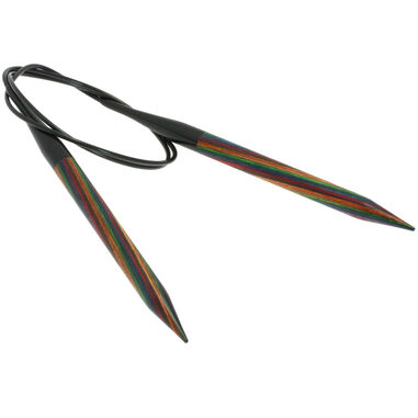 Lana Grossa Aiguille circulaire design en bois Multicolor N° 10,0/80cm