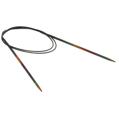Lana Grossa Aiguille circulaire design en bois Multicolor N° 3,0/80cm