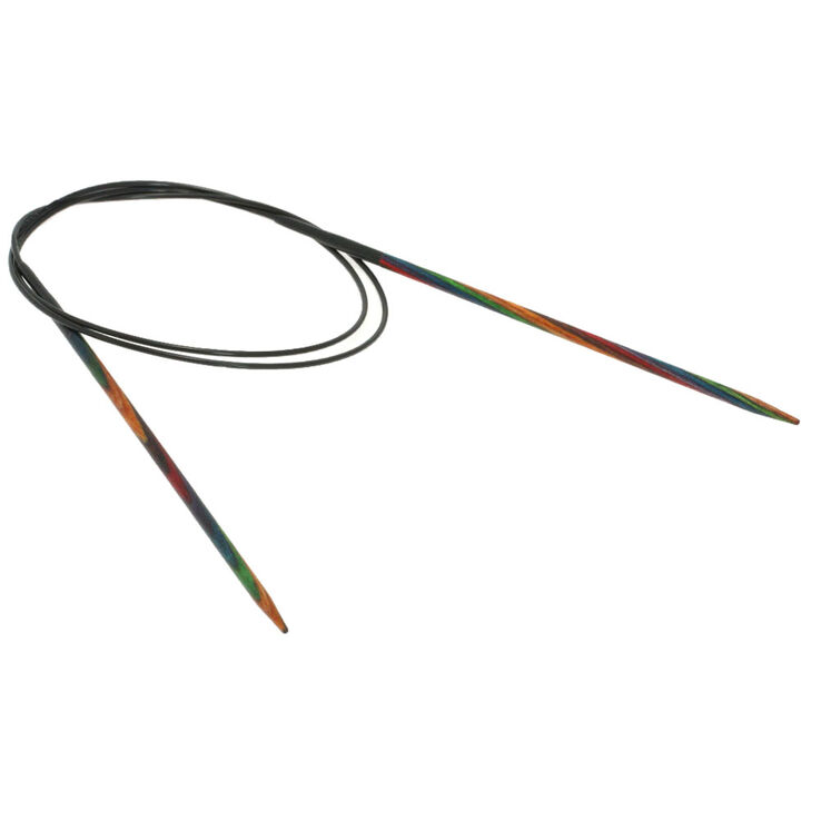 Lana Grossa Aiguille circulaire design en bois Multicolor N° 3,25/80cm