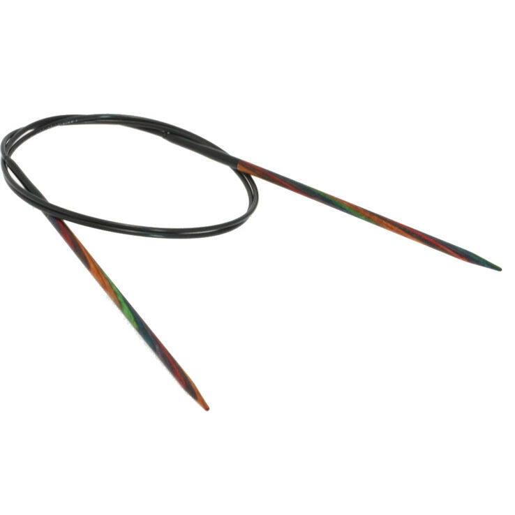 Lana Grossa Aiguille circulaire design en bois Multicolor N° 3,5/80cm